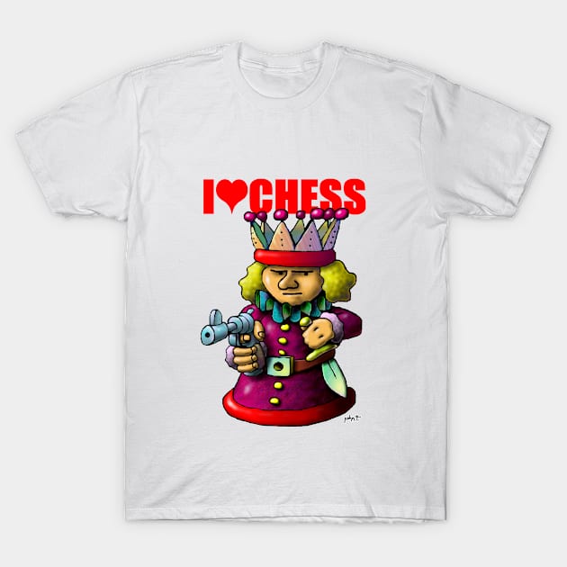 Chess - The King T-Shirt by JohnT